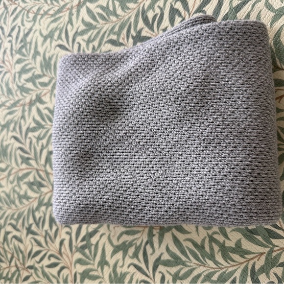 We are Amma Light Gray Knit Nursing Poncho - Comfortable Layering Wrap - Picture 4 of 5